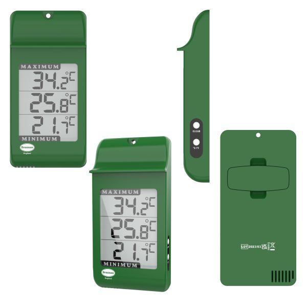 Brannan Green Digital Max / Min Greenhouse Thermometer