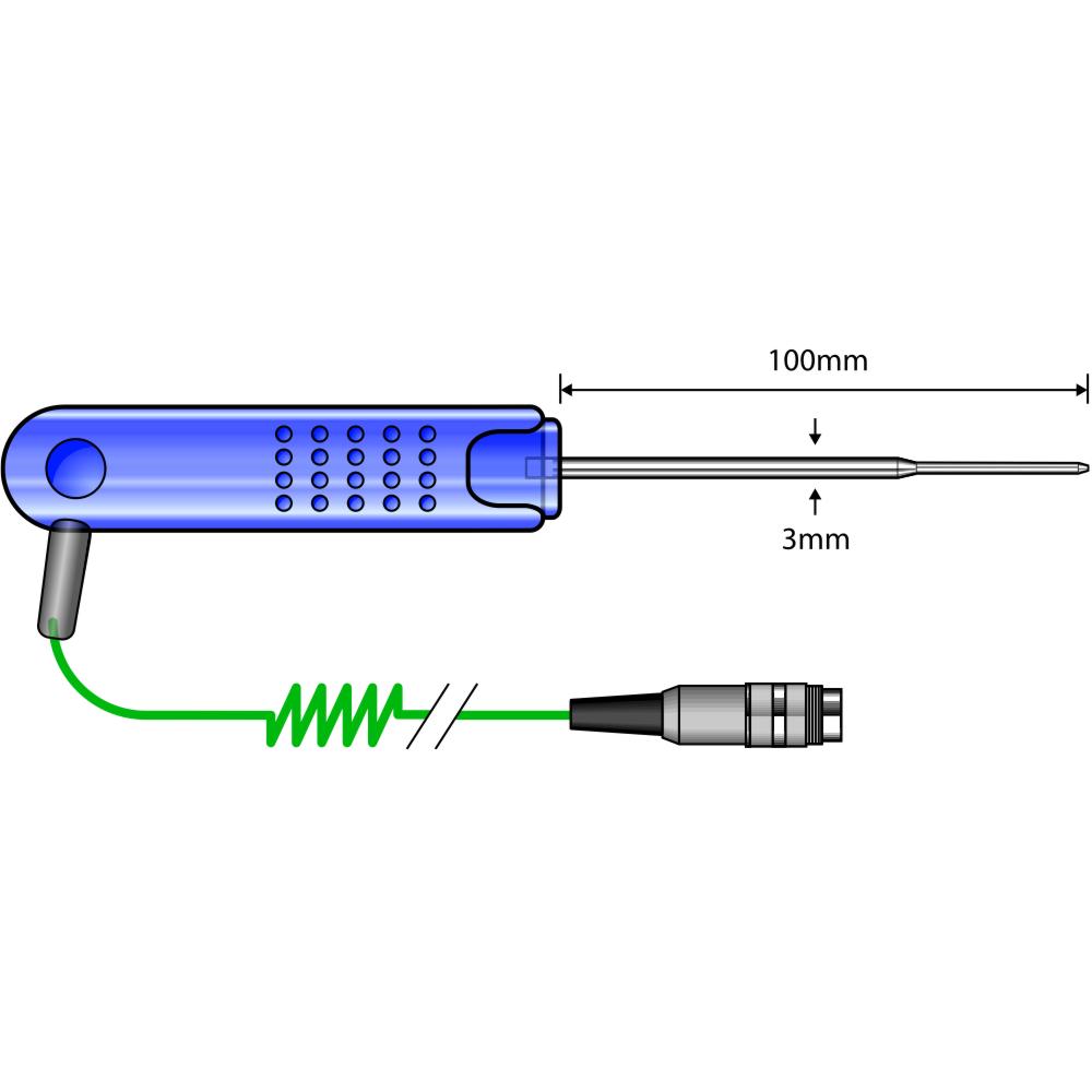 Comark Thin Tip Penetration Probe - Type T (PT19L)