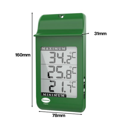 Brannan Green Digital Max / Min Greenhouse Thermometer
