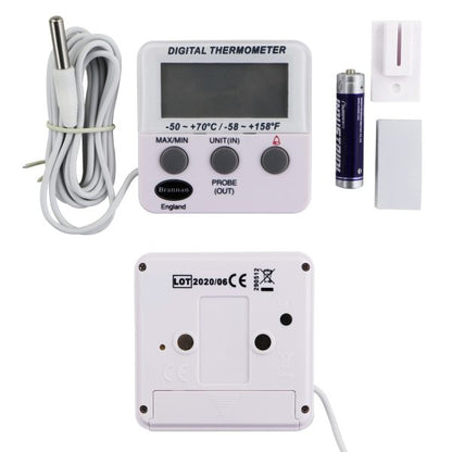 Brannan Twin Reading Fridge/Freezer Digital Alarm Thermometer