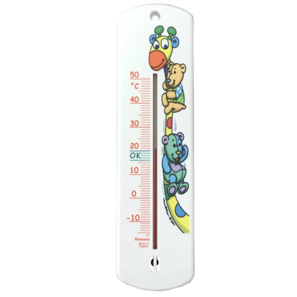 Giraffe Design Nursery Wall Thermometer