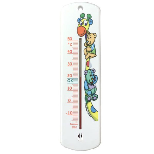 Giraffe Design Nursery Wall Thermometer