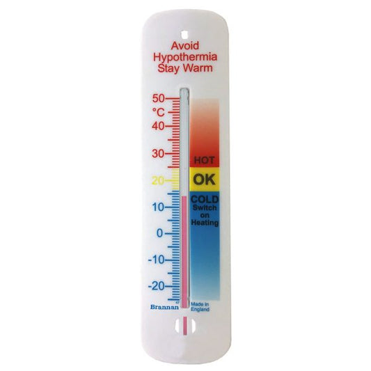Brannan Hypothermia Wall Spirit Thermometer