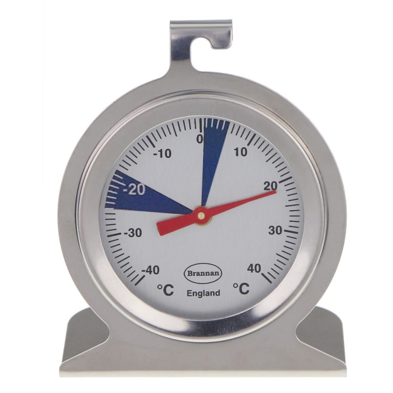 Brannan Stainless Steel Dial Fridge Freezer Thermometer