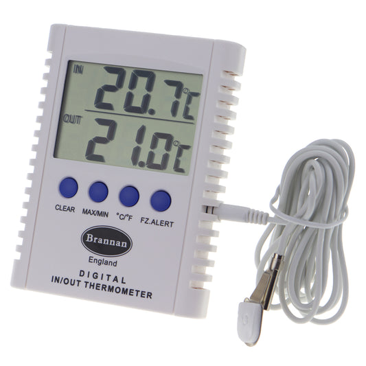Brannan Digital Indoor/Outdoor Min/Max Thermometer