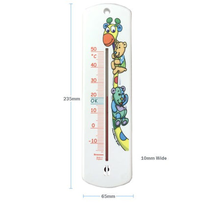 Giraffe Design Nursery Wall Thermometer