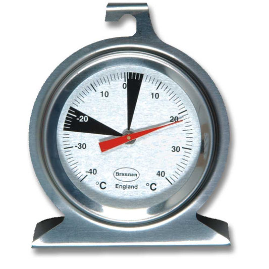 Brannan Stainless Steel Dial Fridge Freezer Thermometer