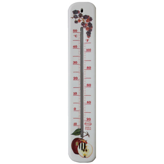 White Wall Thermometer Fruit Design
