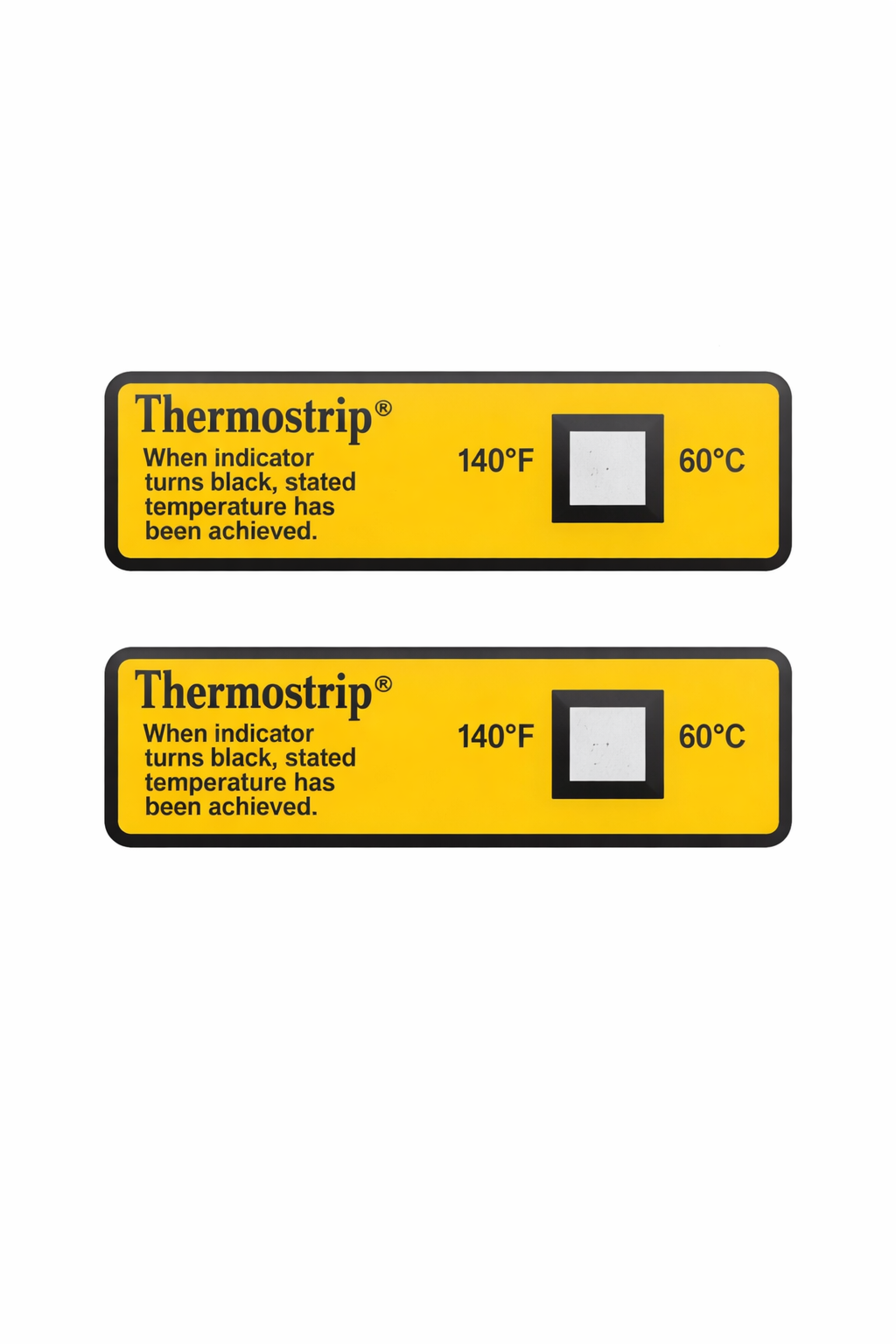 Thermostrip® Dishwasher Temperature Testing Strip Single Temperature Point