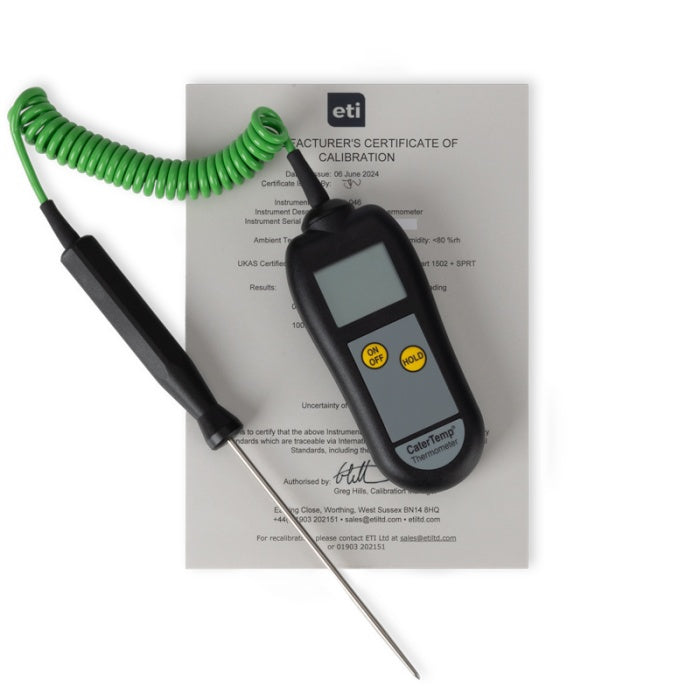ETI CaterTemp Digital Food Probe Thermometer – HACCP Catering Thermometer with Probe