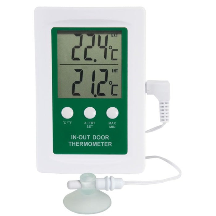 ETI Digital Indoor/Outdoor Thermometer with Alarm