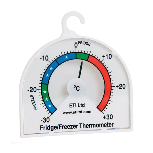 ETI Fridge/Freezer Thermometer 70mm Dial