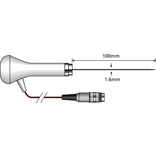 Comark Fast Response Food Probe - Type T (PT23L/C)
