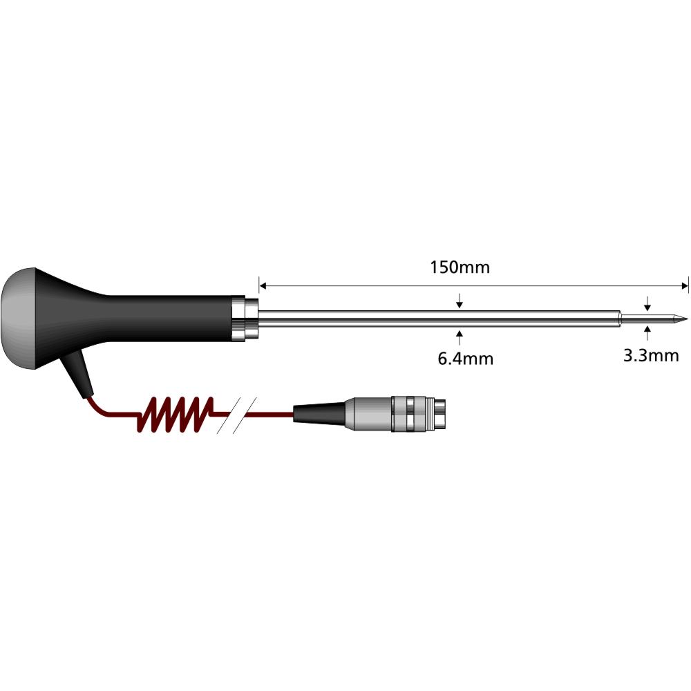 Comark Heavy Duty Penetration Probe - Type T (PT28L)
