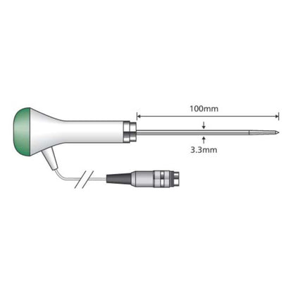 Comark Food Penetration Probe (Thermistor/Green) (PX24L)