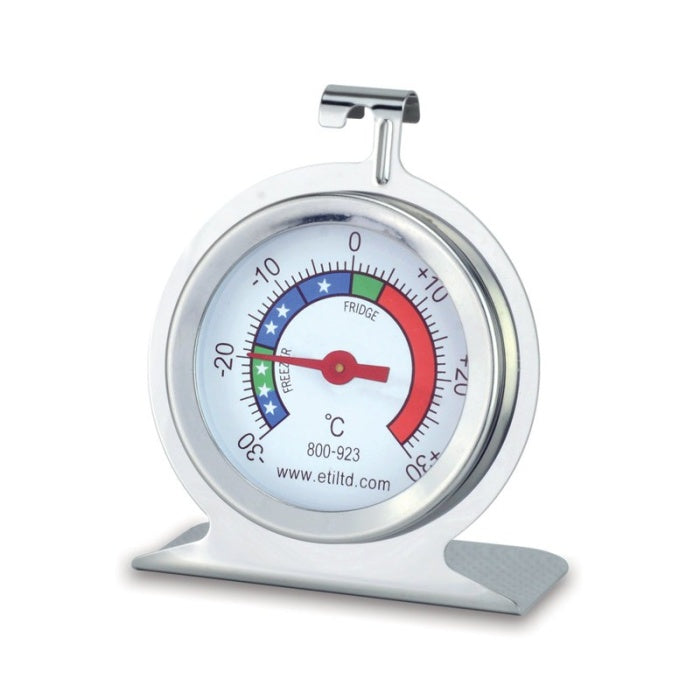 ETI Stainless Steel Fridge/Freezer Thermometer (50mm Dial)